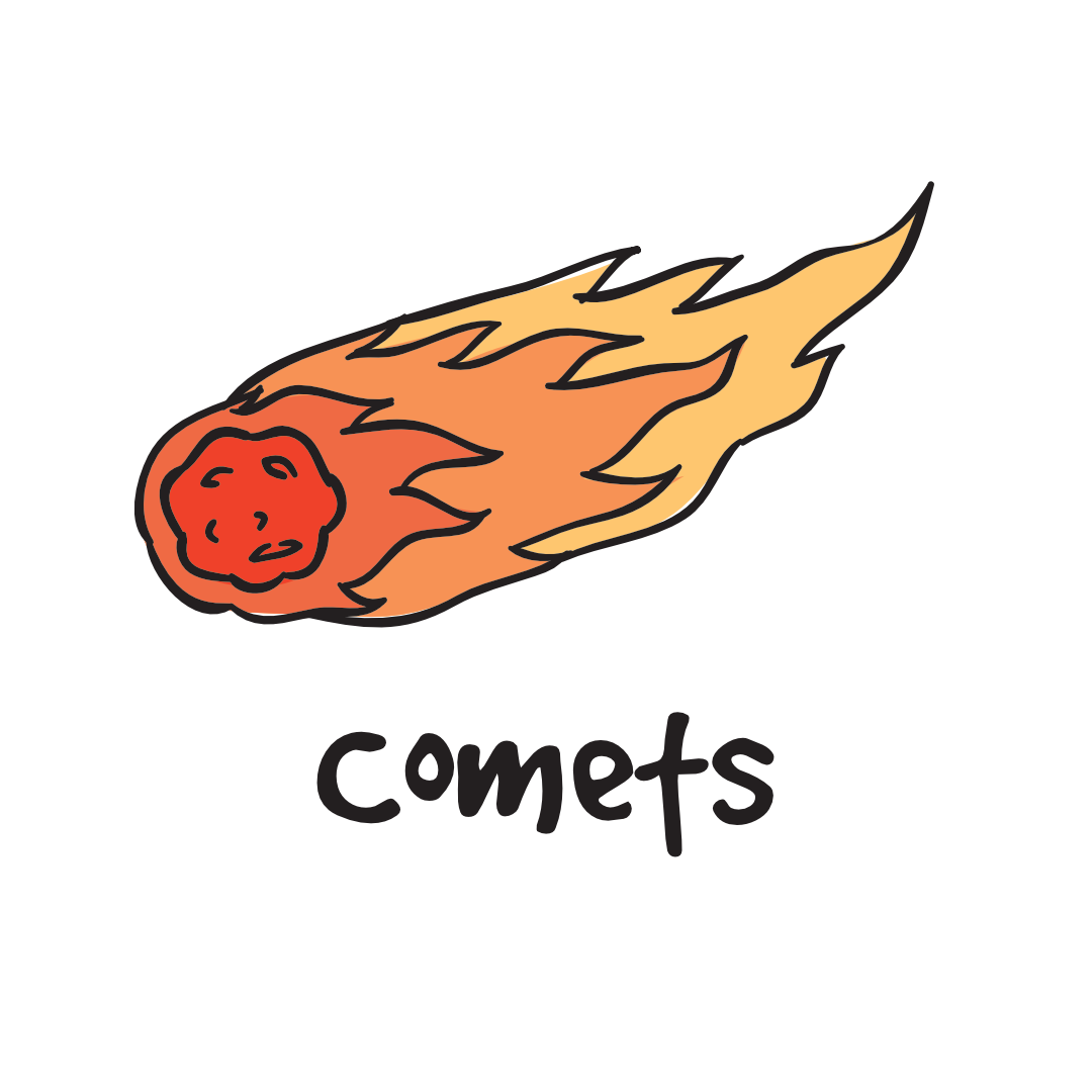 Comets Colour NoBackground