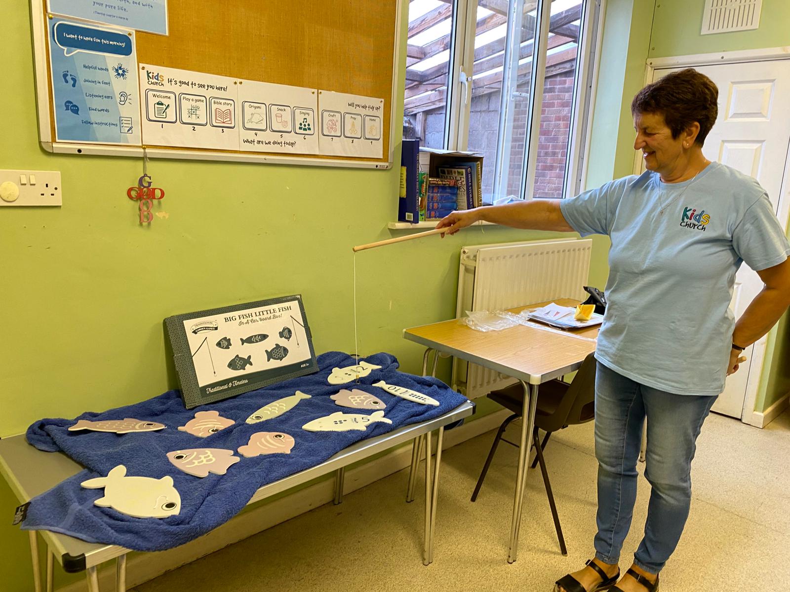 fishing game at Princess Street Kids Church